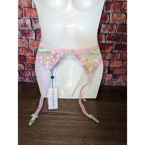 For Love and Lemons Tutti Fruitti Garter Size XXS - Picture 2 of 7